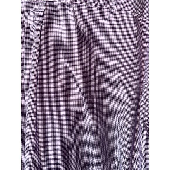 Ralph Lauren Classic Fit Purple Gingham Button-Down Shirt Long Sleeve 16 1/2 XXL - Picture 3 of 5